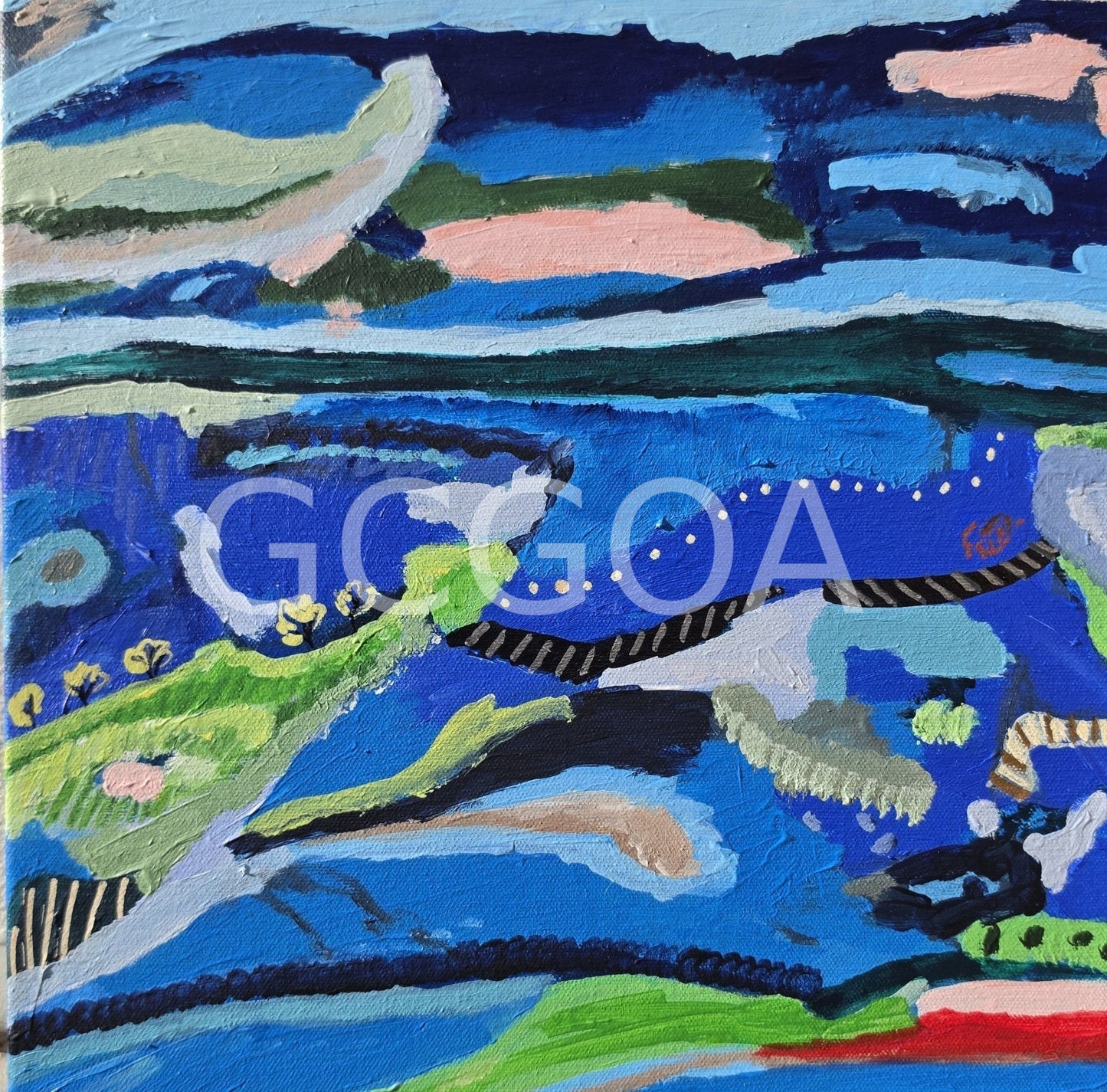 Paths Through Memory - Original Art - Gold Coast Gallery Of ArtAlpana Rai