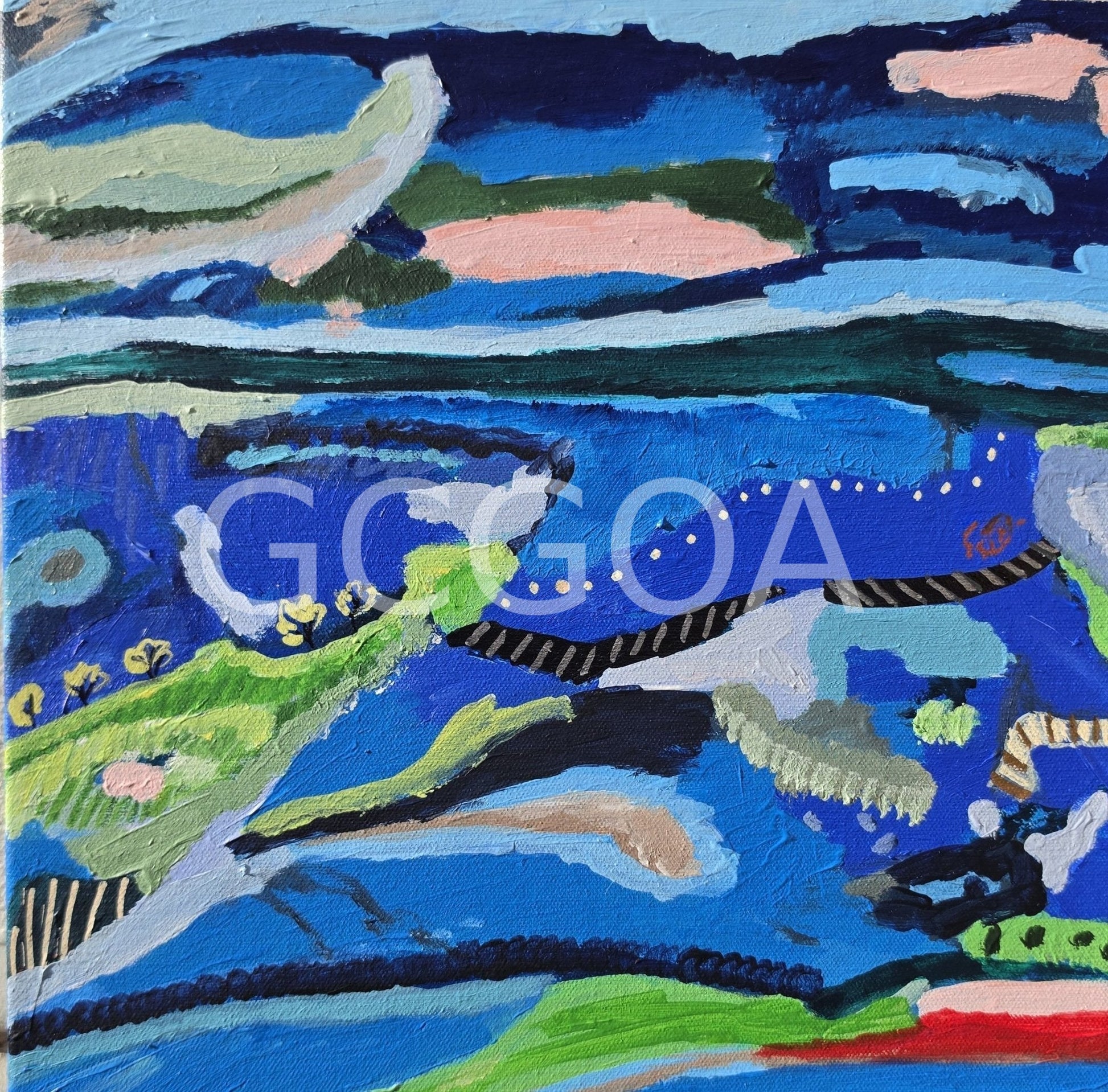 Paths Through Memory - Original Art - Gold Coast Gallery Of ArtAlpana Rai