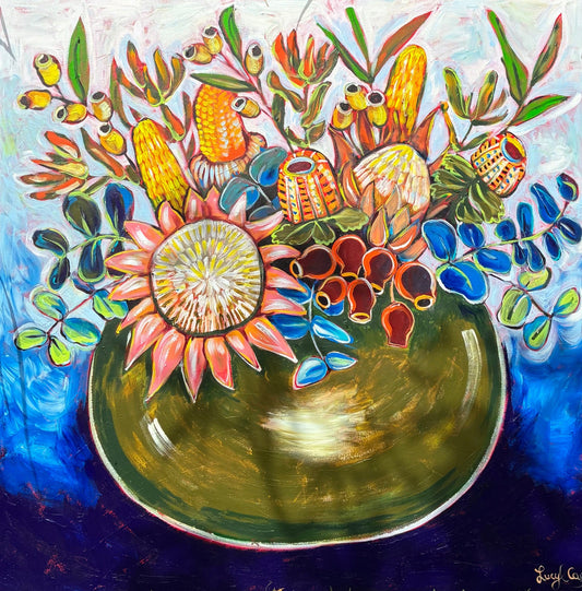 Peach Protea - Gold Coast Gallery Of ArtLucy Car