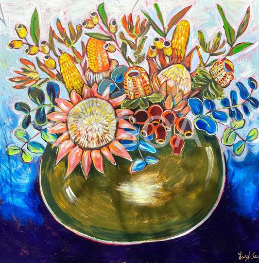 Peach Protea - Gold Coast Gallery Of ArtLucy Car