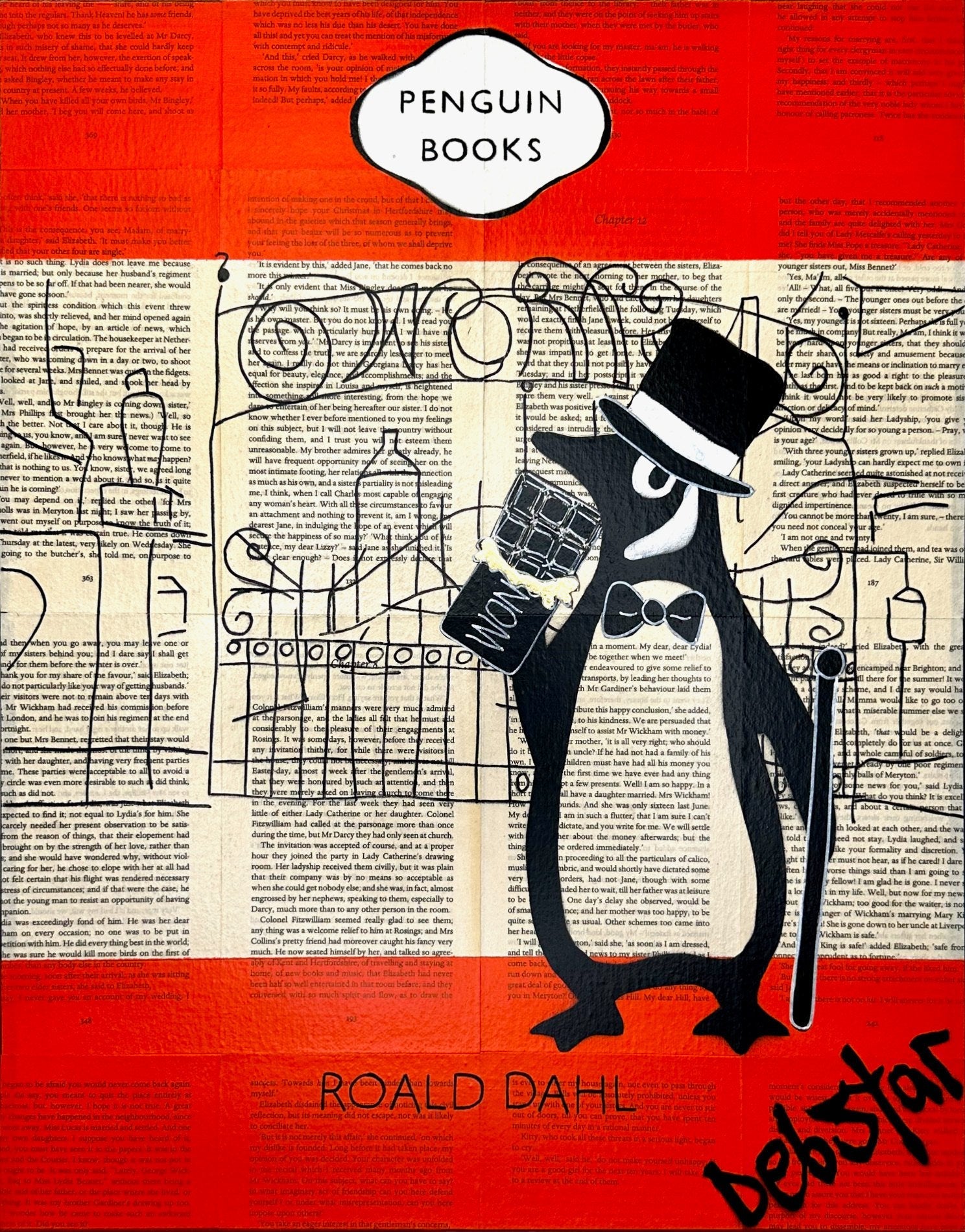 Penguin Books - Charlie and the Chocolate Factory 2 - Gold Coast Gallery Of ArtDeborah Lang