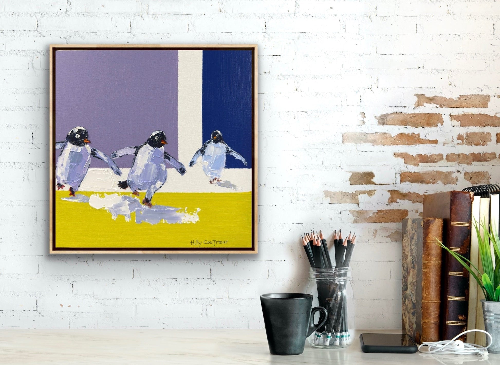Penguin Parade 2 - Gold Coast Gallery Of ArtHilly Coufreur
