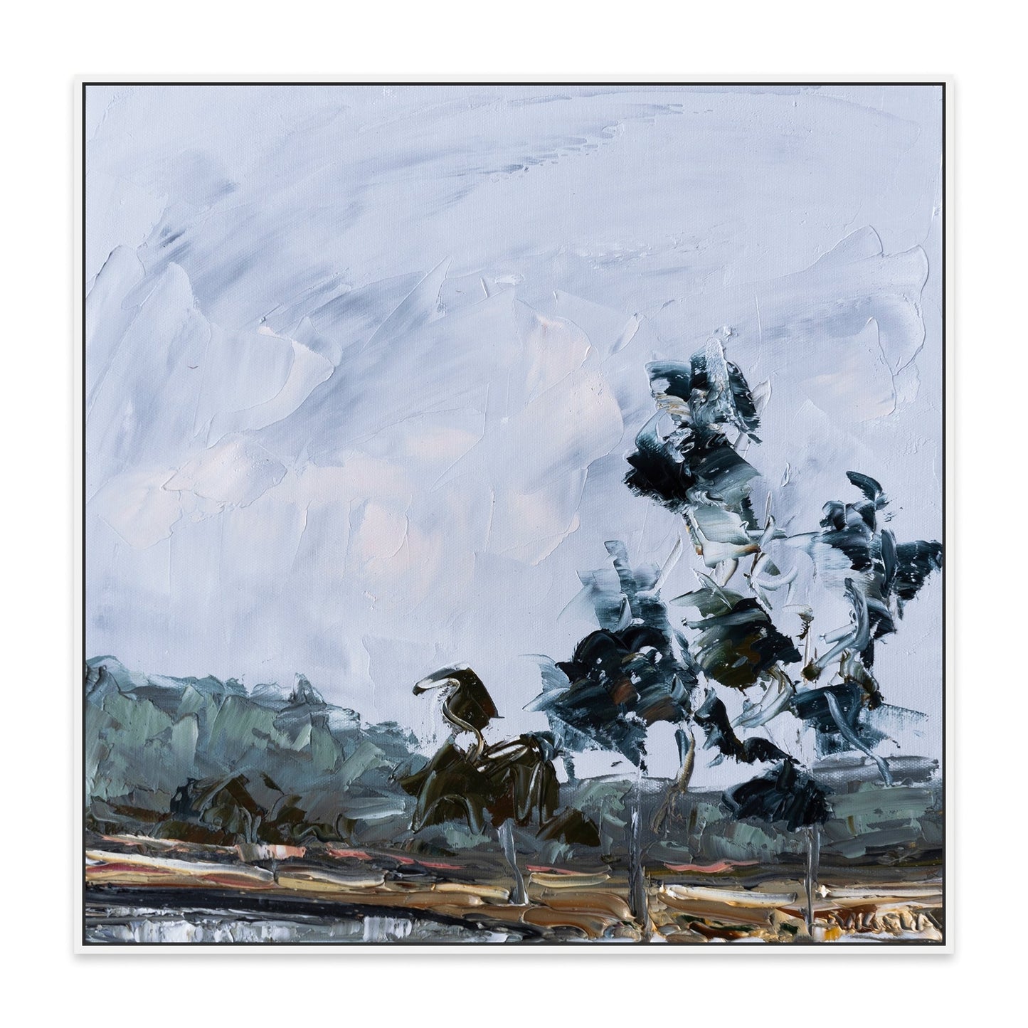 Pensive Green - Fine Art Print - Gold Coast Gallery Of ArtAngela Hawkey