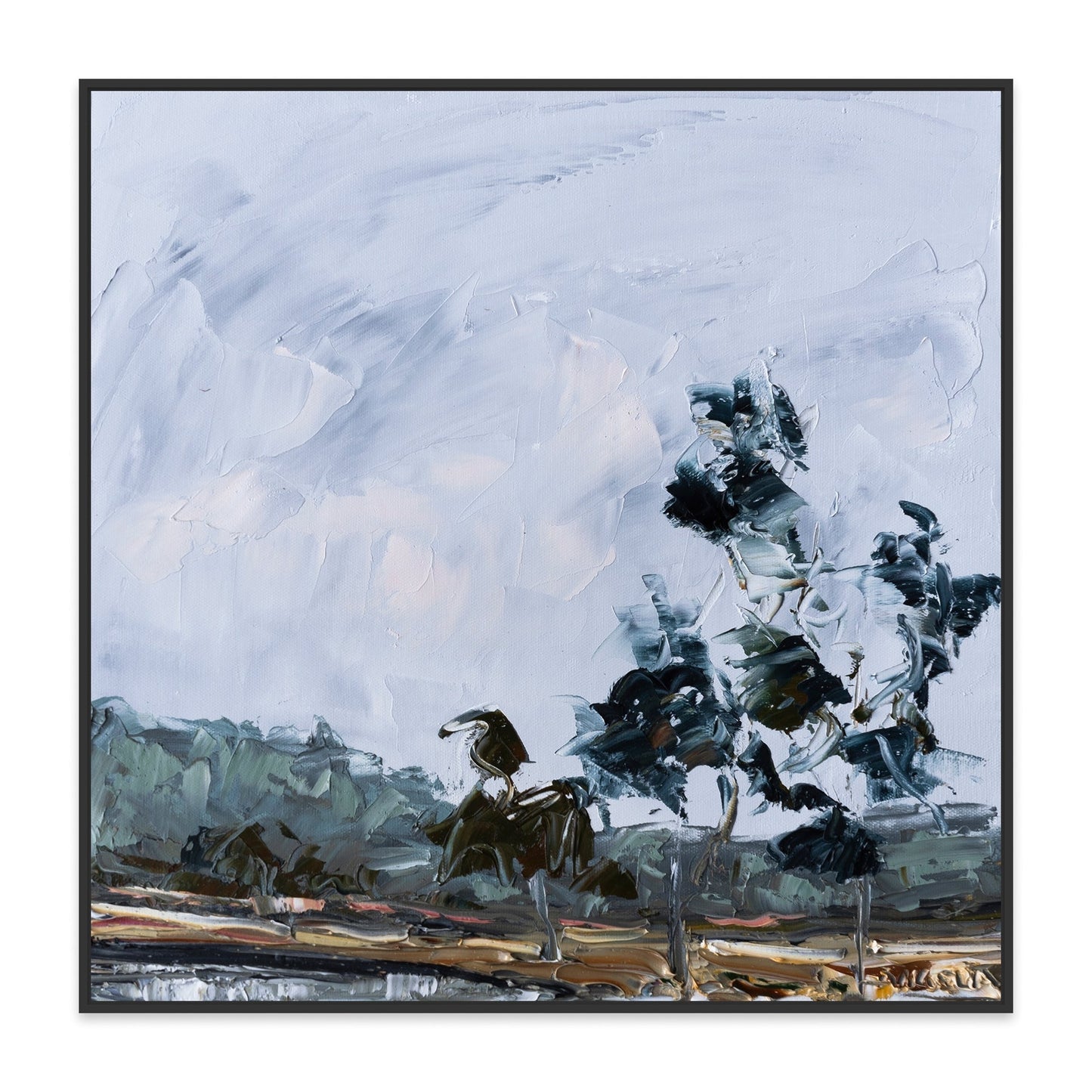 Pensive Green - Fine Art Print - Gold Coast Gallery Of ArtAngela Hawkey