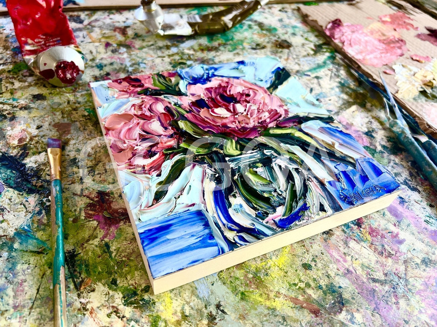 Peonies - Gold Coast Gallery Of ArtAngela Hawkey