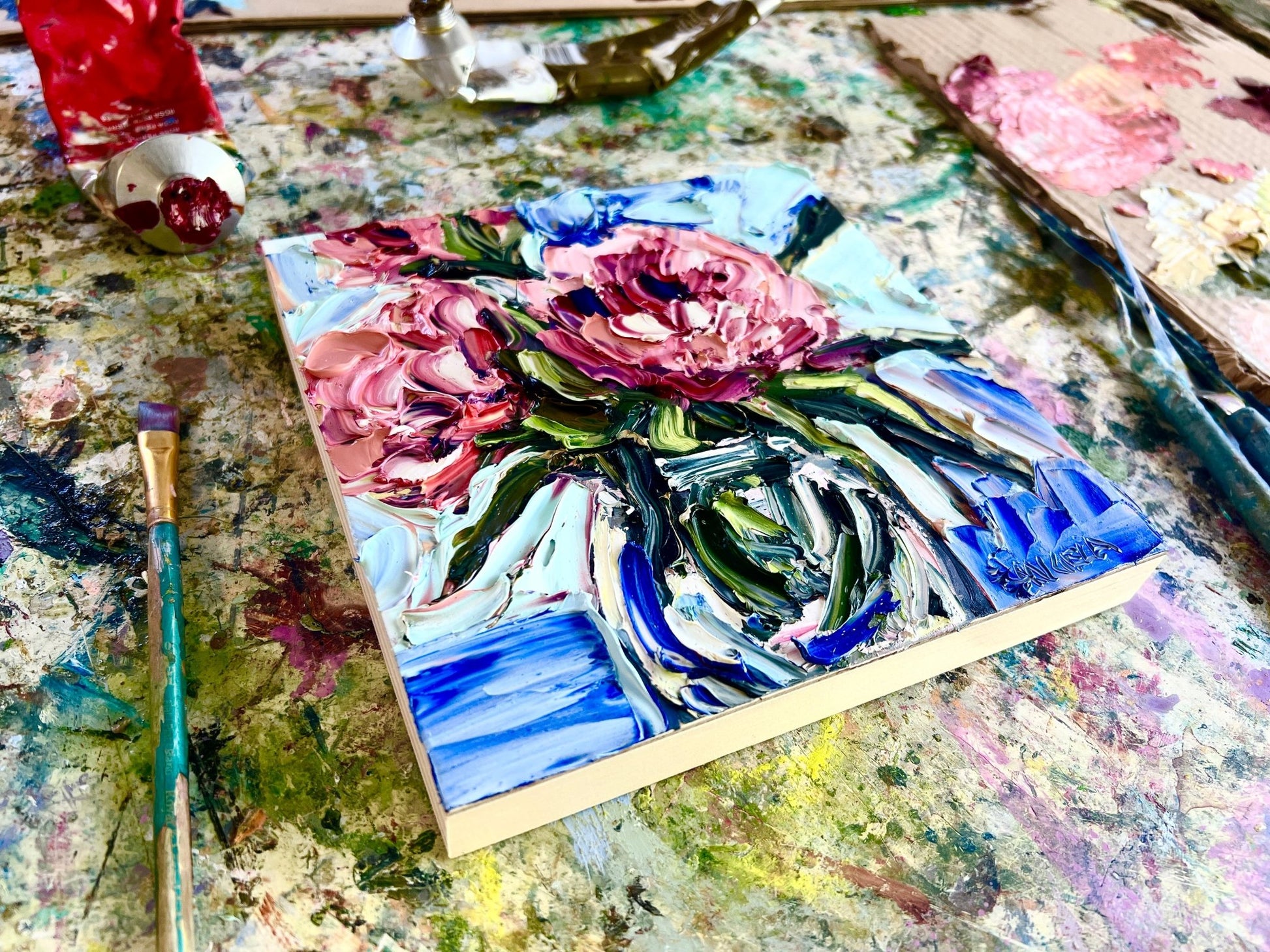 Peonies - Gold Coast Gallery Of ArtAngela Hawkey