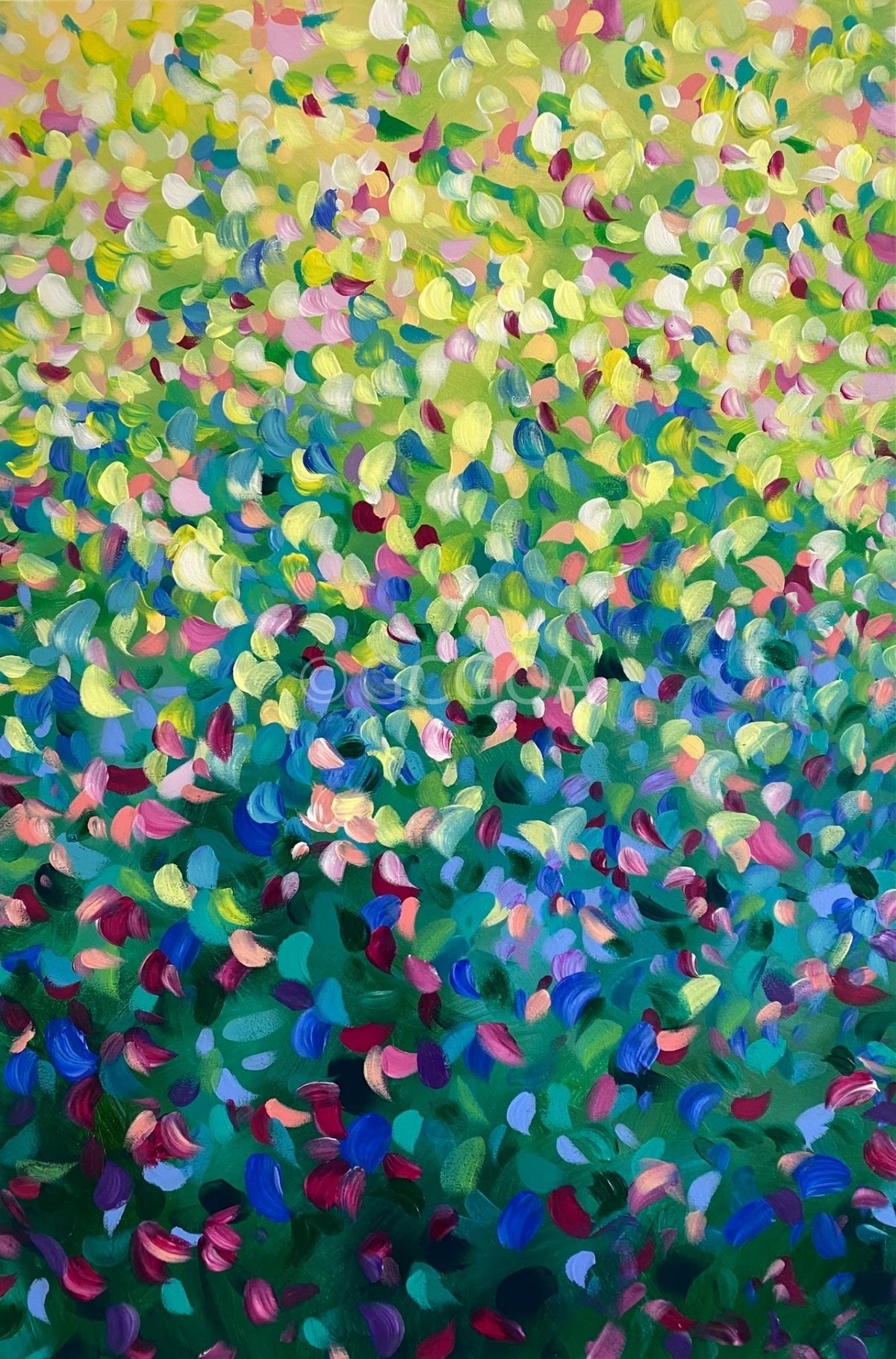 Petal Rain - Original Art - Gold Coast Gallery Of ArtKatherine Spiller