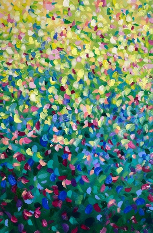 Petal Rain - Original Art - Gold Coast Gallery Of ArtKatherine Spiller