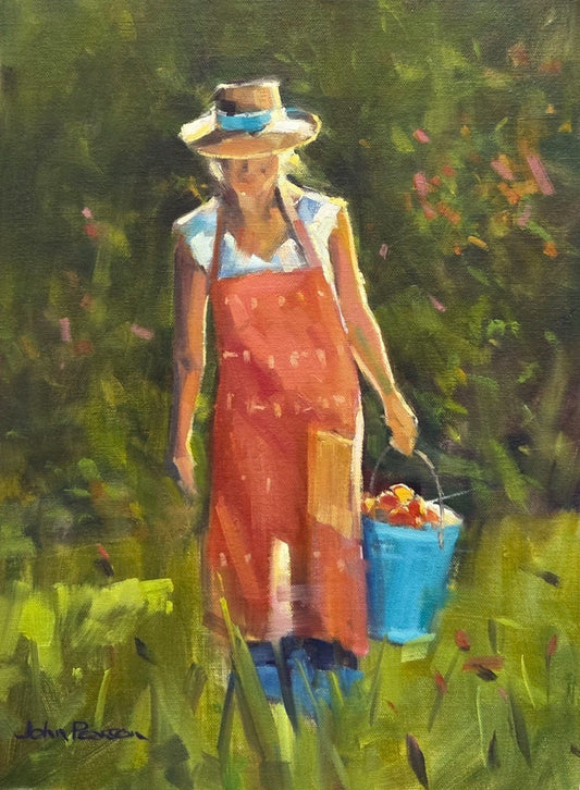 PICKING FRUIT - Gold Coast Gallery Of ArtJohn G Pearson