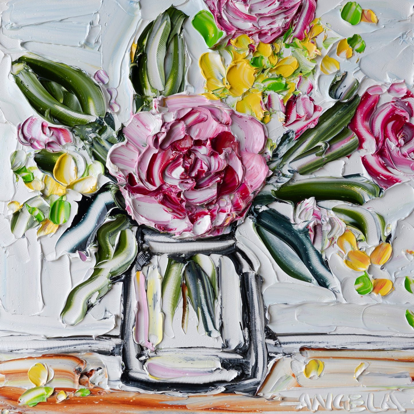 Pink and Yellow Harvest - Gold Coast Gallery Of ArtAngela Hawkey