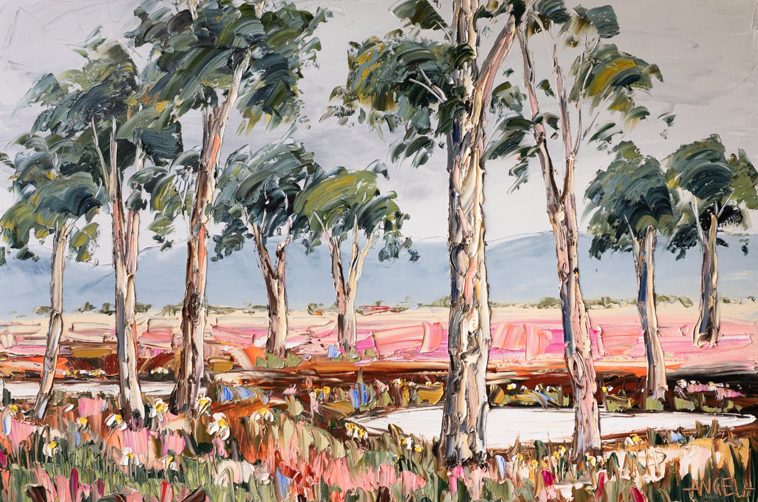Pink Earth and Blue Silence - Gold Coast Gallery Of ArtAngela Hawkey