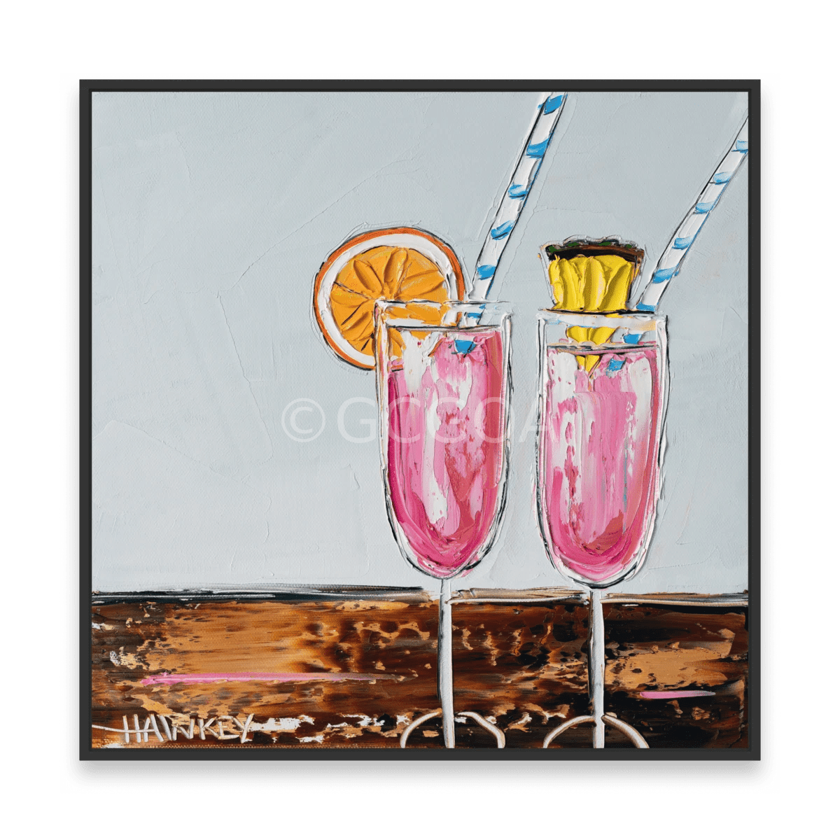 Pink Fizz 6 - Fine Art Print - Gold Coast Gallery Of ArtAngela Hawkey