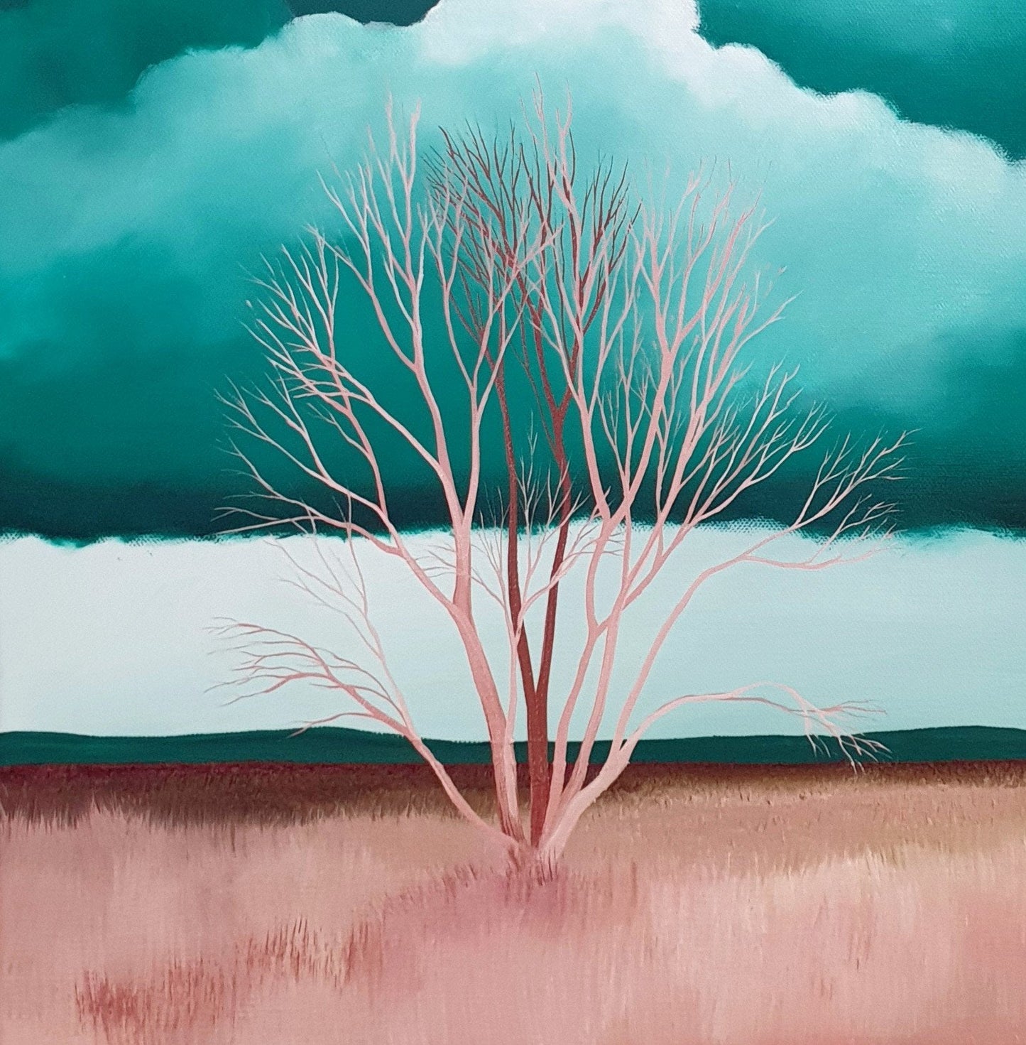 Pink Grasslands - Gold Coast Gallery Of ArtLucinda Leveille