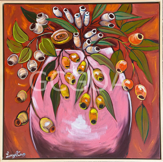 Pink Gumnuts - Gold Coast Gallery Of ArtLucy Car