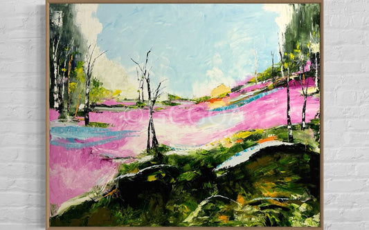 Pink Hues - Original Art - Gold Coast Gallery Of ArtAnjana Rai