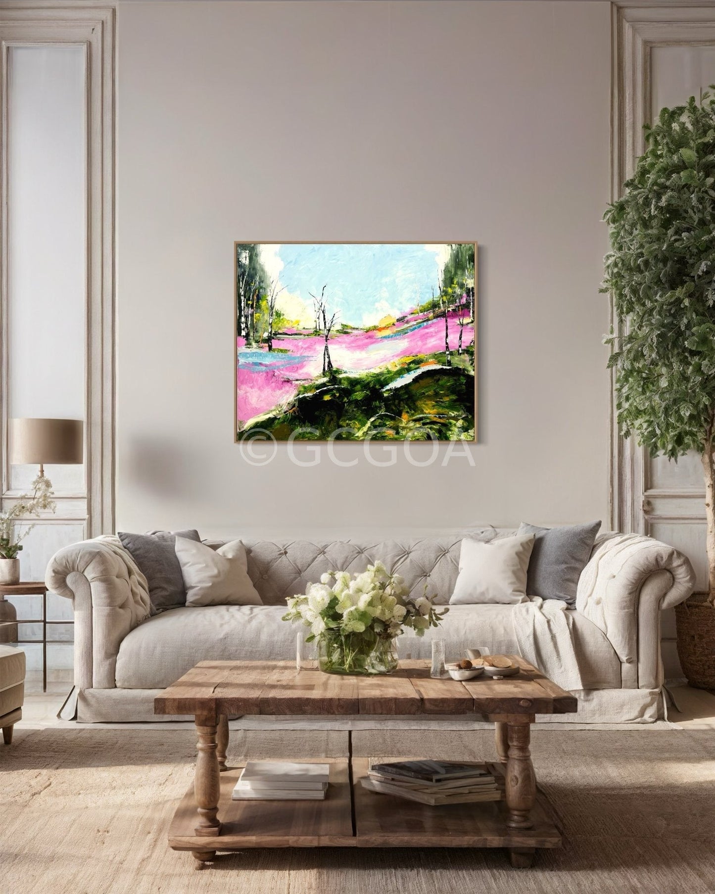 Pink Hues - Original Art - Gold Coast Gallery Of ArtAnjana Rai