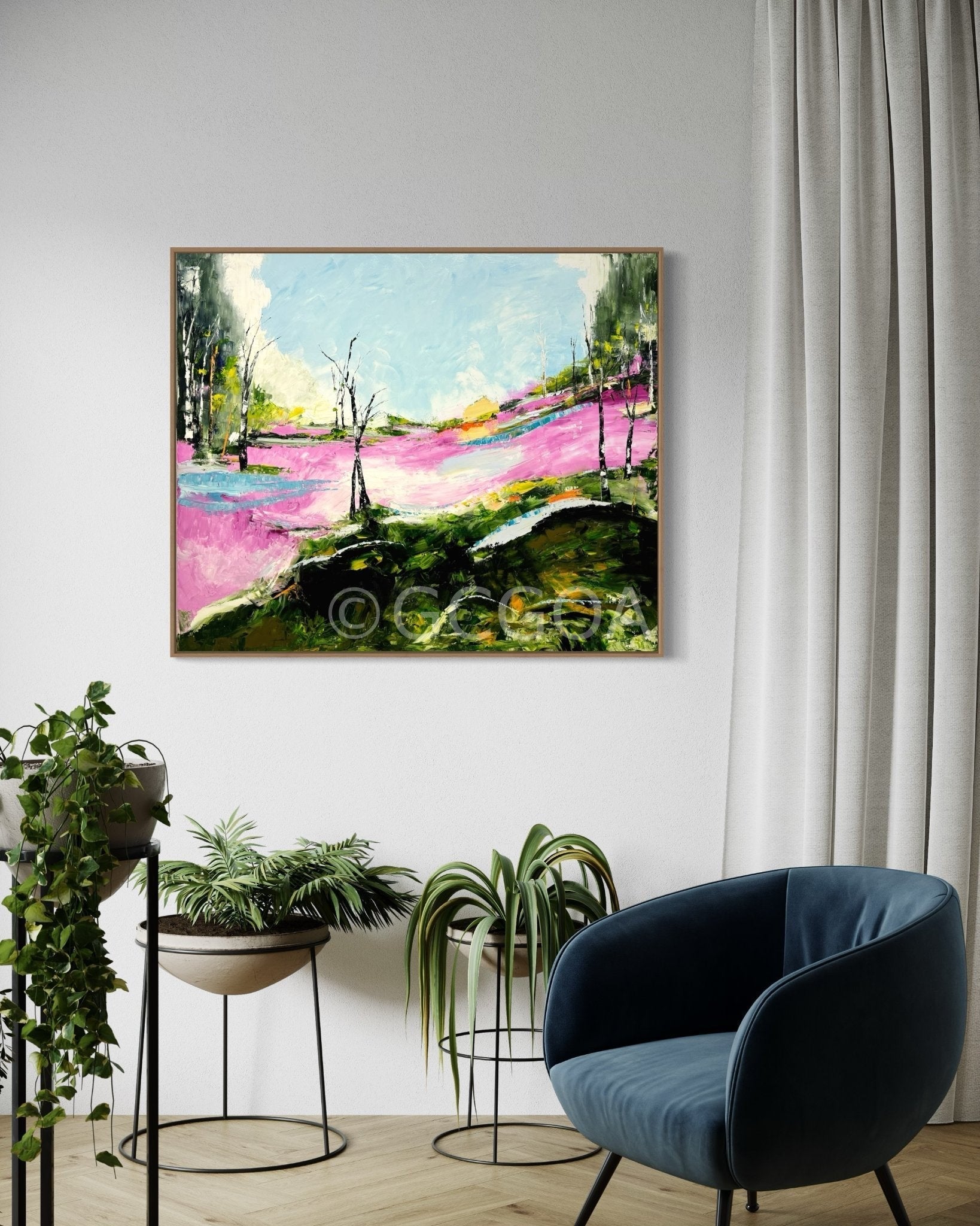 Pink Hues - Original Art - Gold Coast Gallery Of ArtAnjana Rai