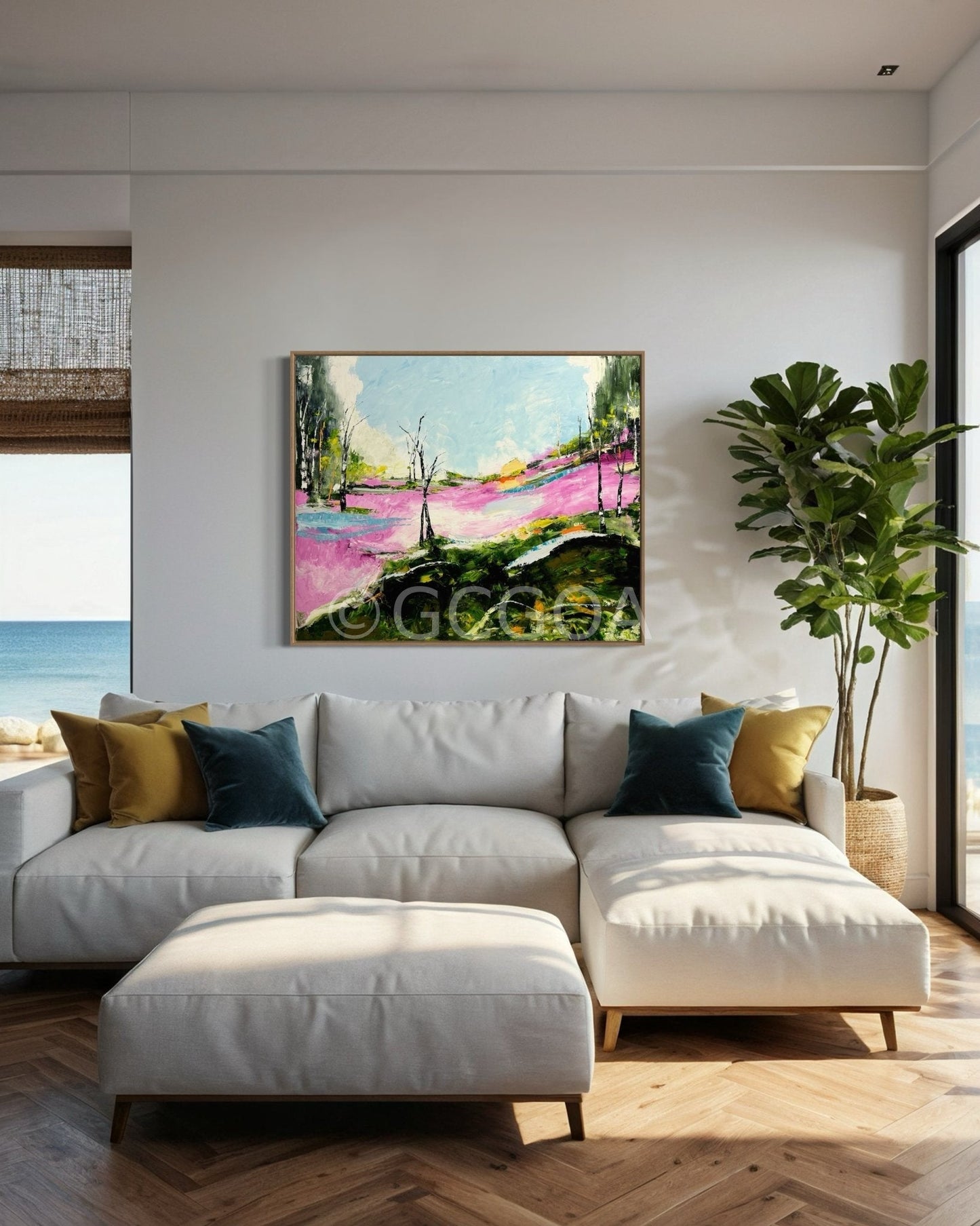 Pink Hues - Original Art - Gold Coast Gallery Of ArtAnjana Rai