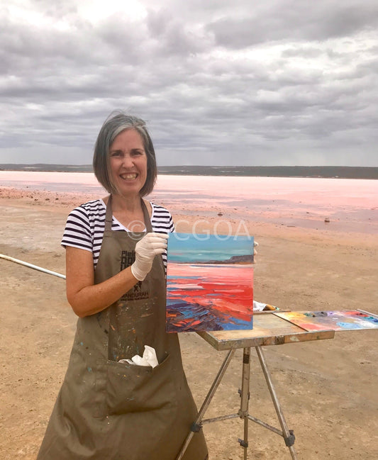 Pink Lake Plein Air - Gold Coast Gallery Of ArtHilly Coufreur