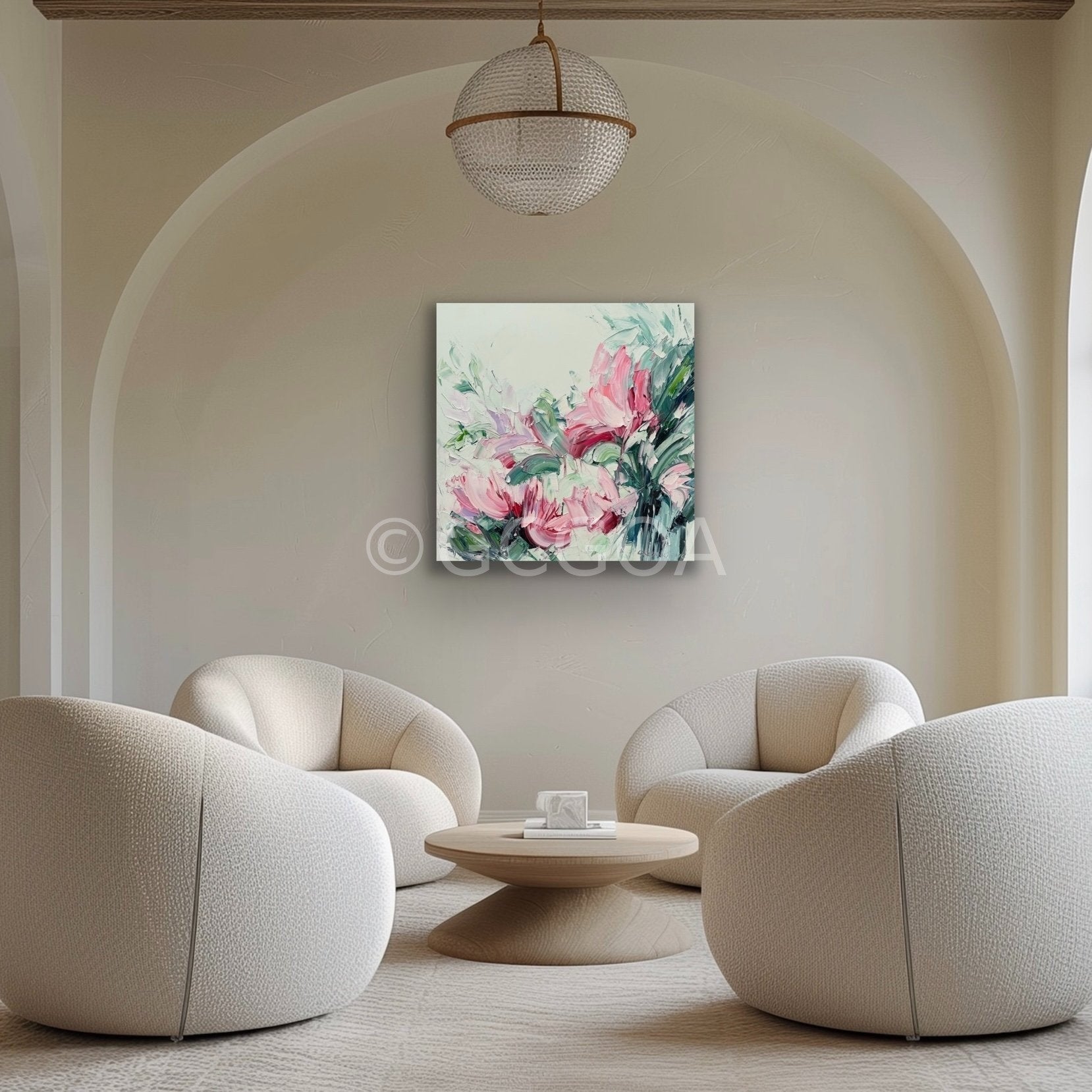 Pink magnolia No 9, - Gold Coast Gallery Of ArtLiliana Gigovic