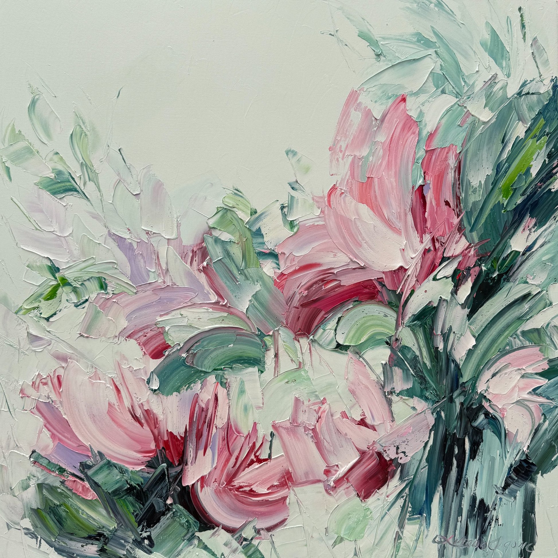 Pink magnolia No 9, - Gold Coast Gallery Of ArtLiliana Gigovic