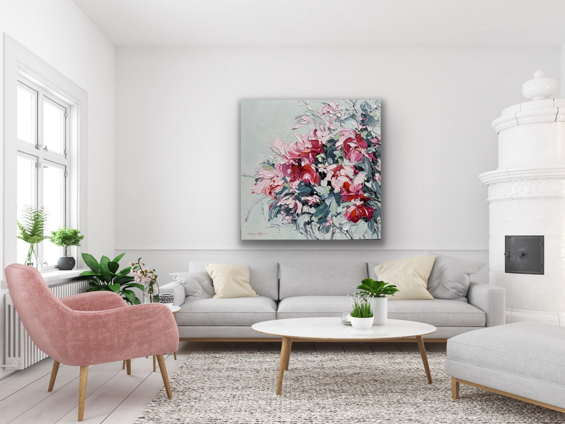 Pink magnolia - Original Art - Gold Coast Gallery Of ArtLiliana Gigovic