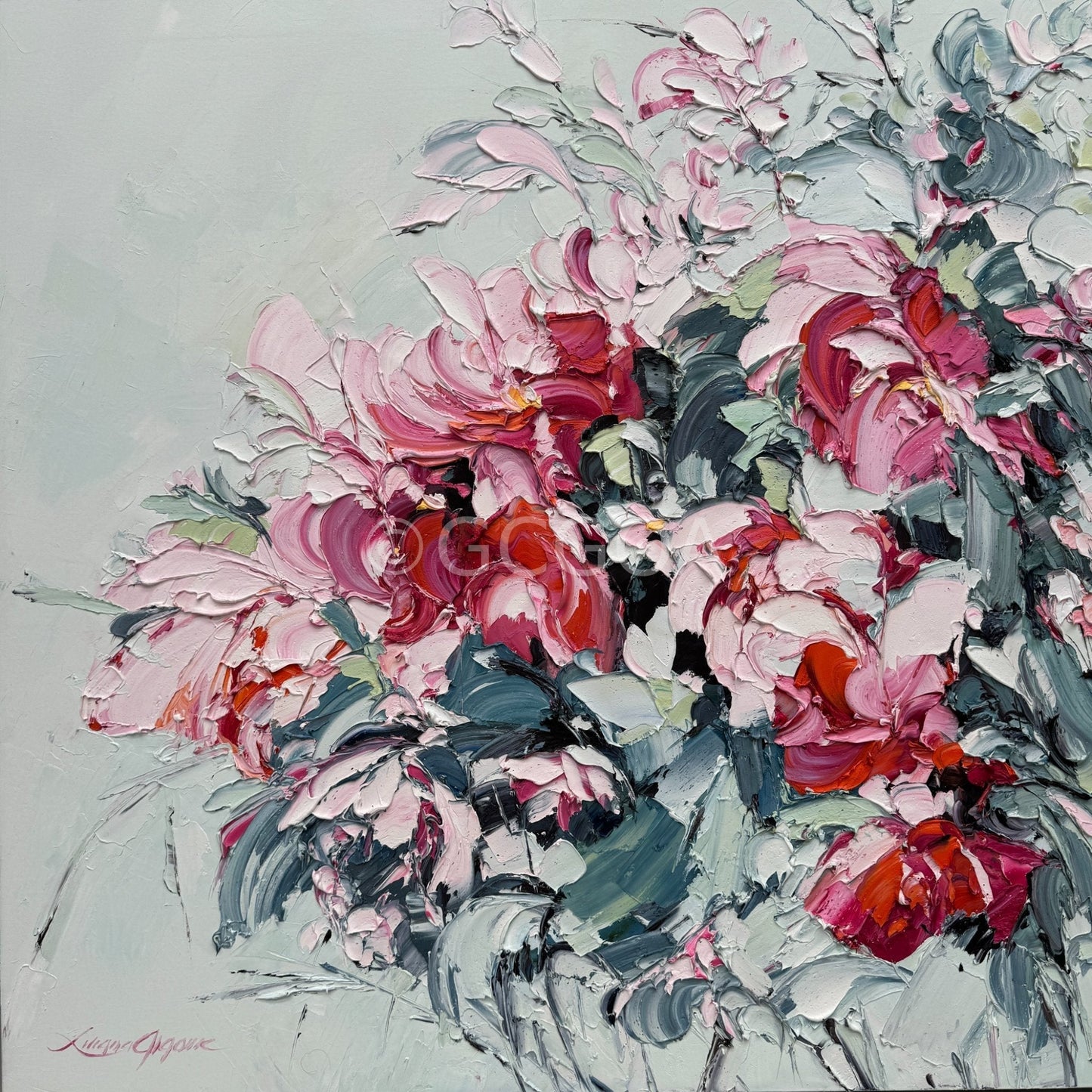 Pink Magnolia - Original Art - Gold Coast Gallery Of ArtLiliana Gigovic
