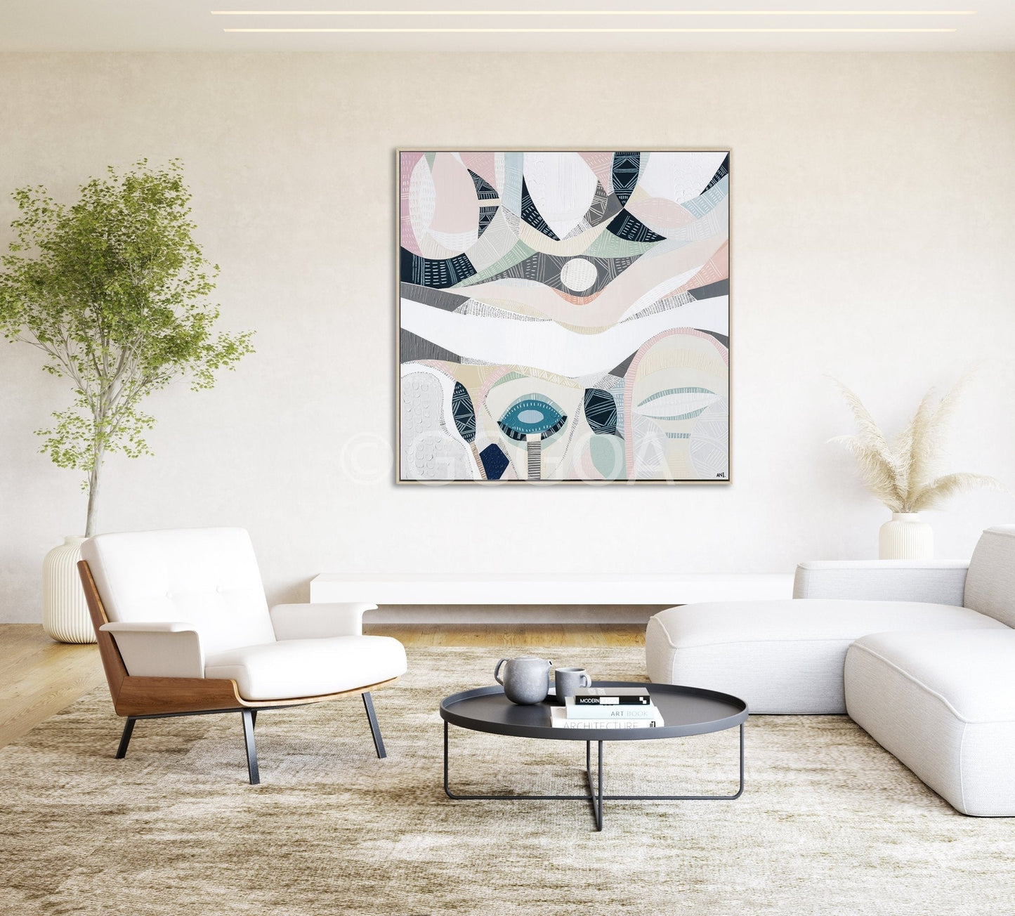 Pink Salt Lake - Original Art - Gold Coast Gallery Of ArtAni Ipradjian