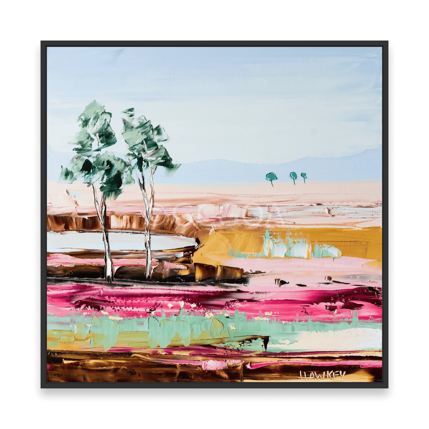 Pink Sands 4 - Fine Art Print - Gold Coast Gallery Of ArtAngela Hawkey