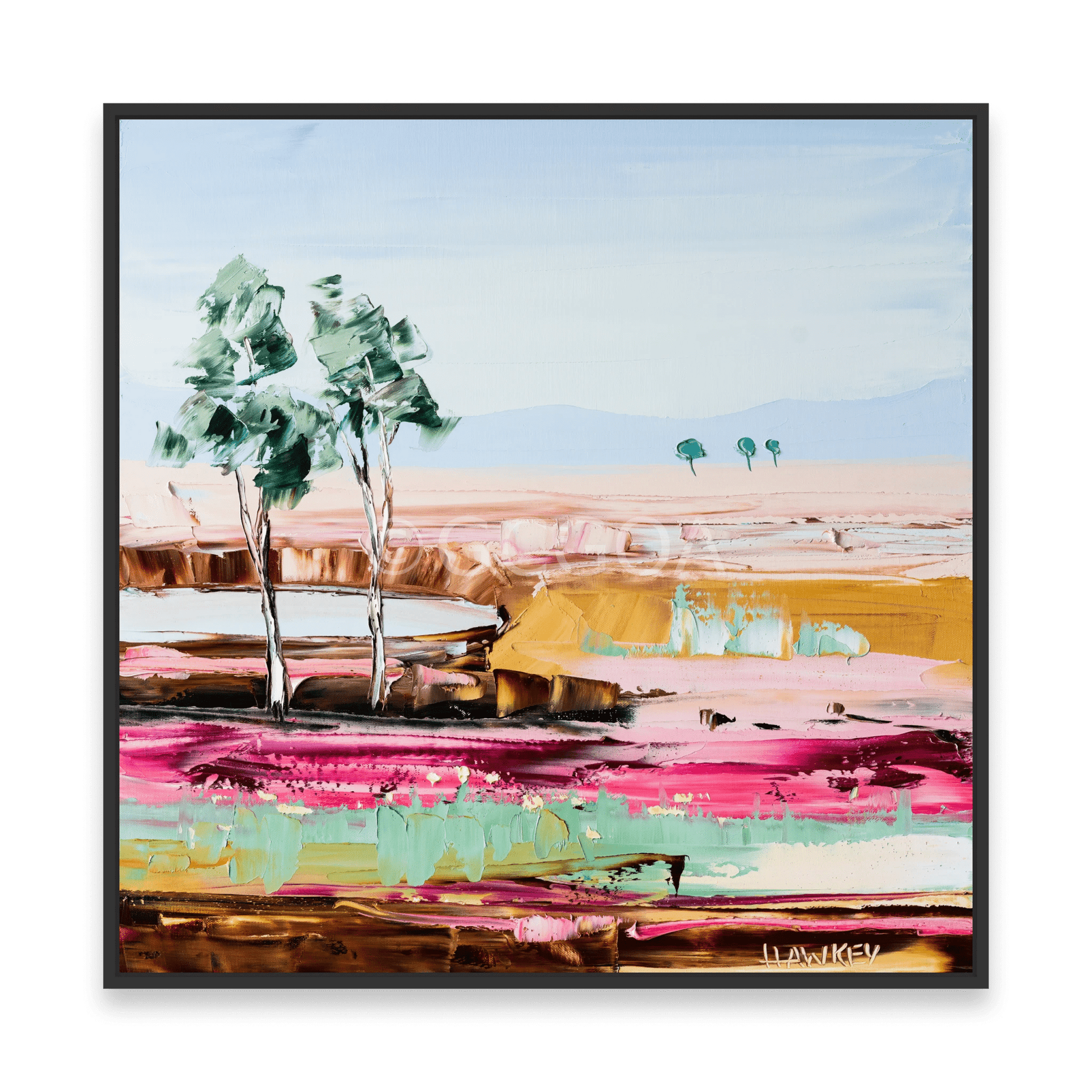Pink Sands 4 - Fine Art Print - Gold Coast Gallery Of ArtAngela Hawkey
