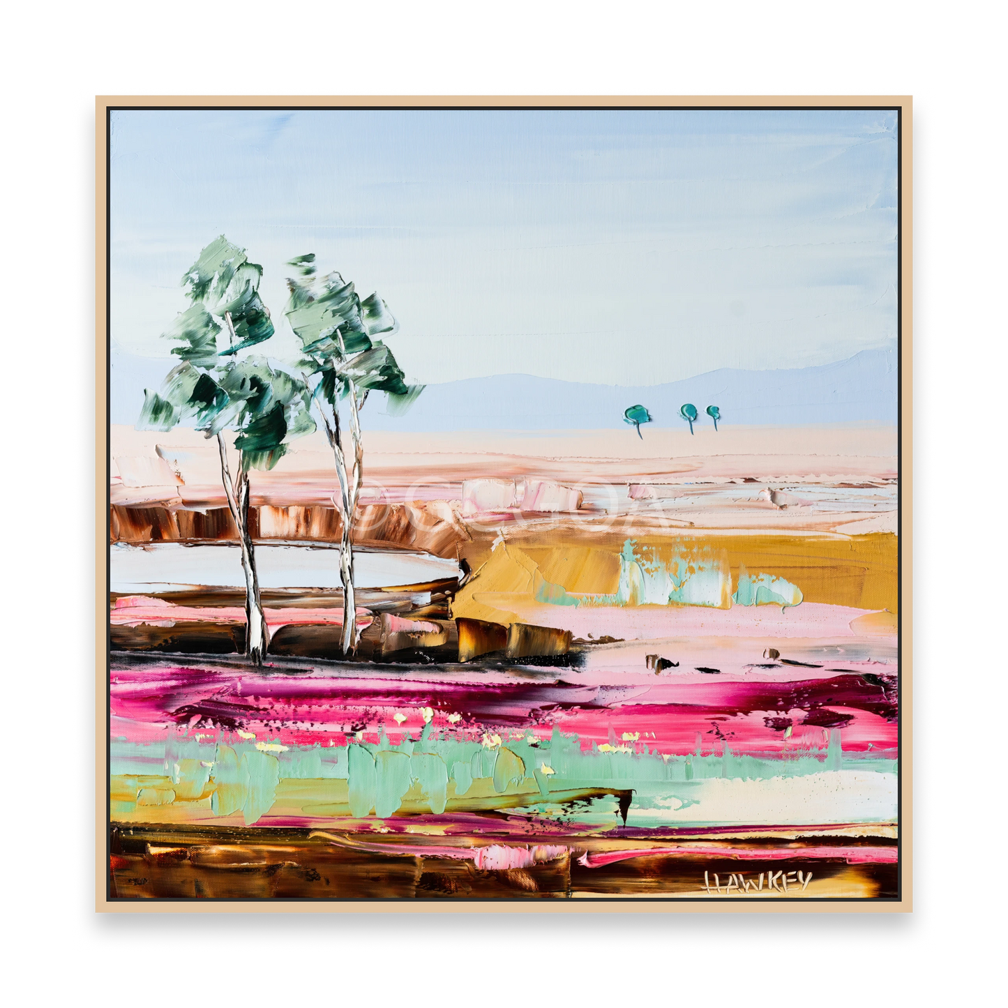Pink Sands 4 - Fine Art Print - Gold Coast Gallery Of ArtAngela Hawkey