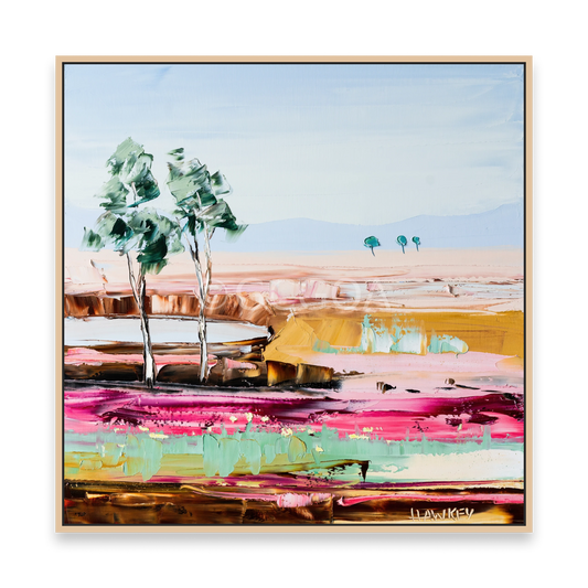 Pink Sands 4 - Fine Art Print - Gold Coast Gallery Of ArtAngela Hawkey