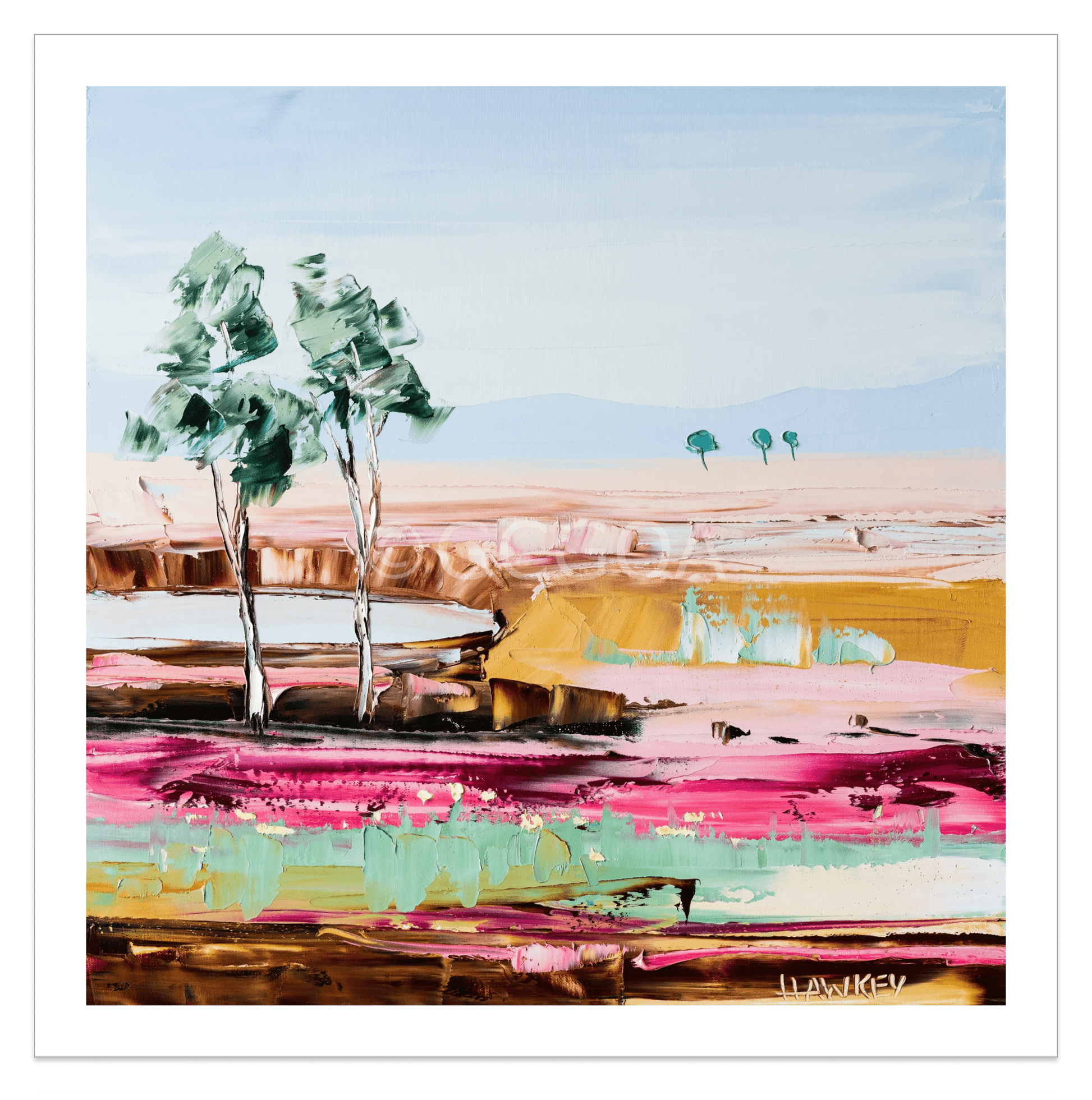 Pink Sands 4 - Fine Art Print - Gold Coast Gallery Of ArtAngela Hawkey