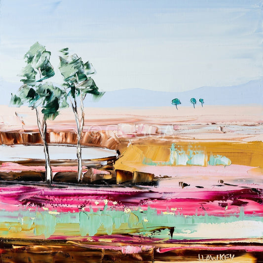 Pink Sands 4 - Fine Art Print - Gold Coast Gallery Of ArtAngela Hawkey