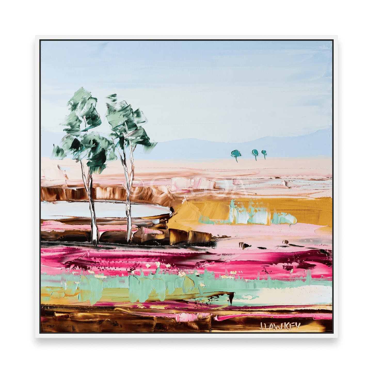Pink Sands 4 - Fine Art Print - Gold Coast Gallery Of ArtAngela Hawkey