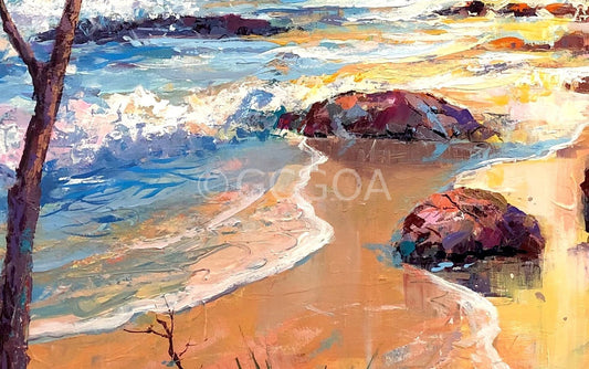 Point Cartwright - Original Art - Gold Coast Gallery Of ArtJos Coufreur