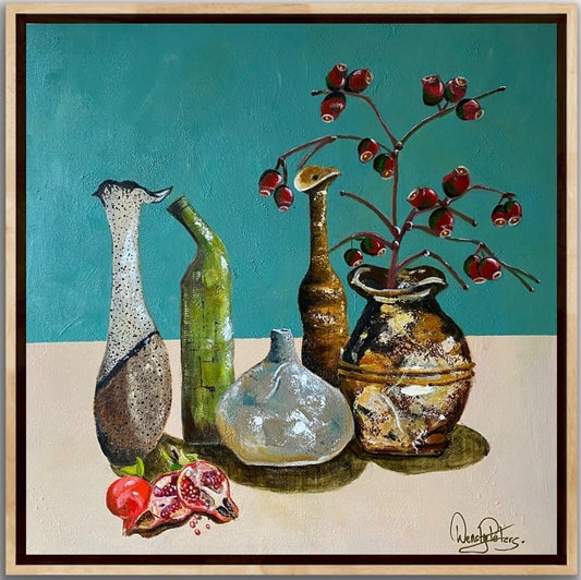 Pomegranates and Gum Nuts - Gold Coast Gallery Of ArtWendy Peters