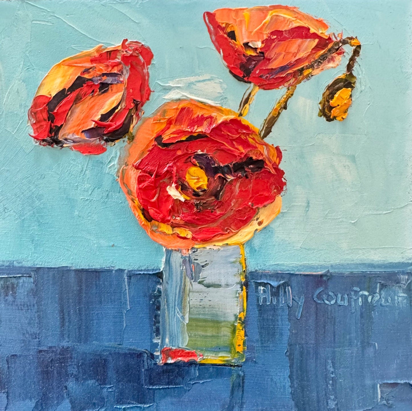 Poppies 3 - Gold Coast Gallery Of ArtHilly Coufreur
