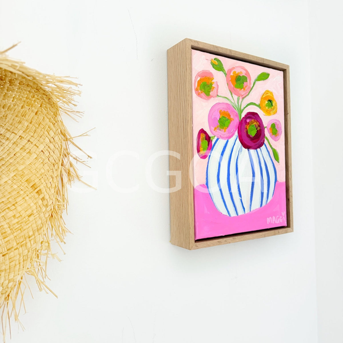 Poppies On Pink - Gold Coast Gallery Of ArtMaggi Mcdonald