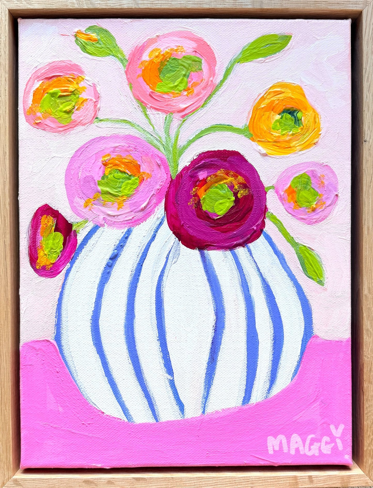 Poppies On Pink - Gold Coast Gallery Of ArtMaggi Mcdonald