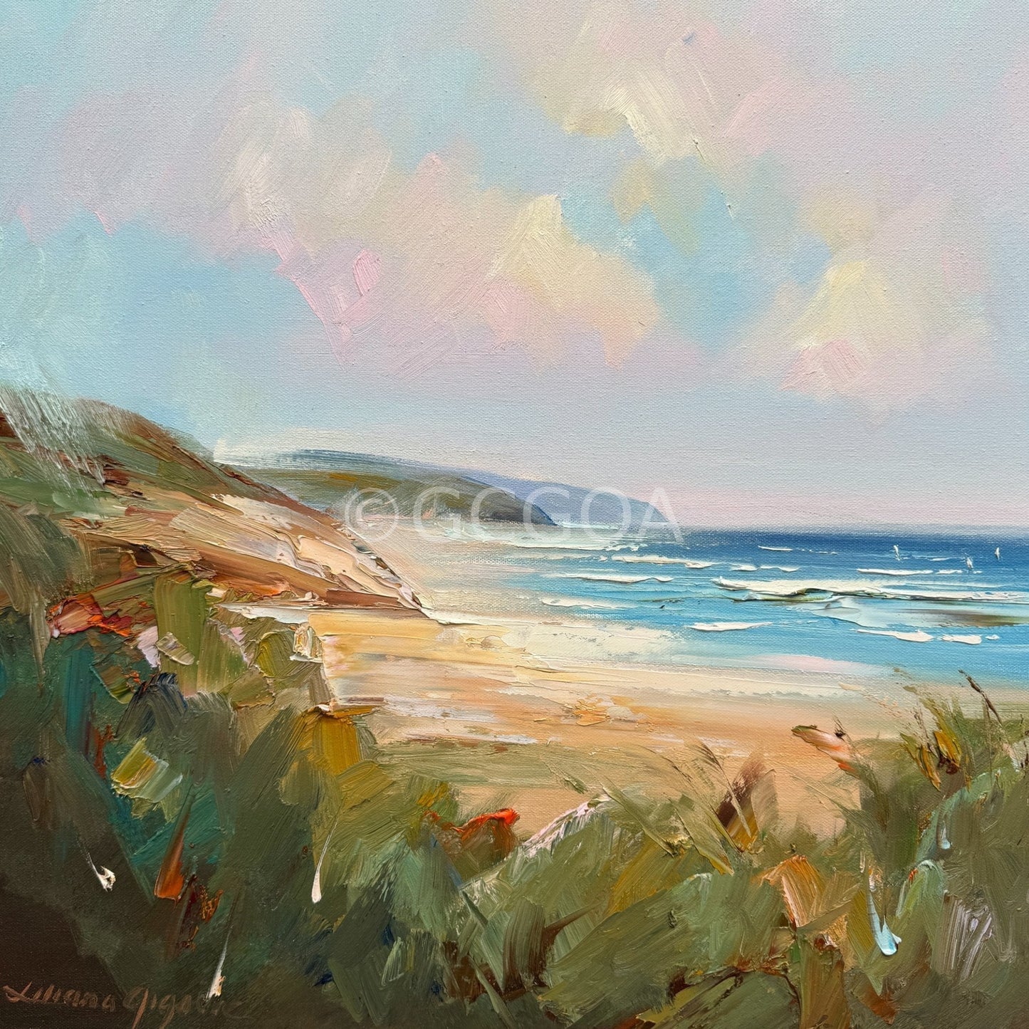 Portsea - The Back Beach No 39 - Original Art - Gold Coast Gallery Of ArtLiliana Gigovic