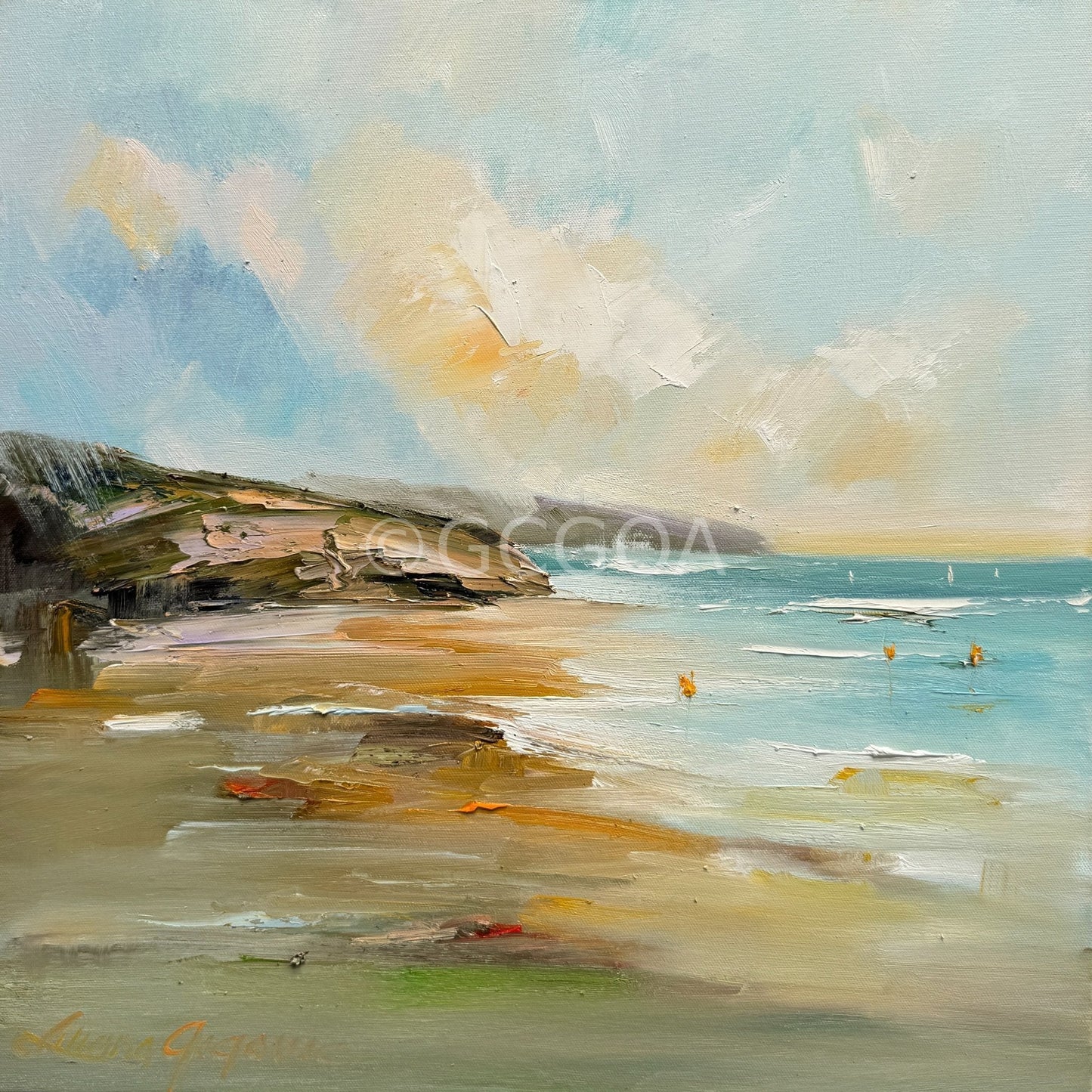 Portsea - The Back Beach No 42 - Original Art - Gold Coast Gallery Of ArtLiliana Gigovic