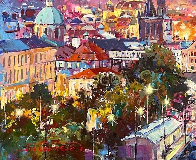 Prague City - Original Art - Gold Coast Gallery Of ArtJos Coufreur