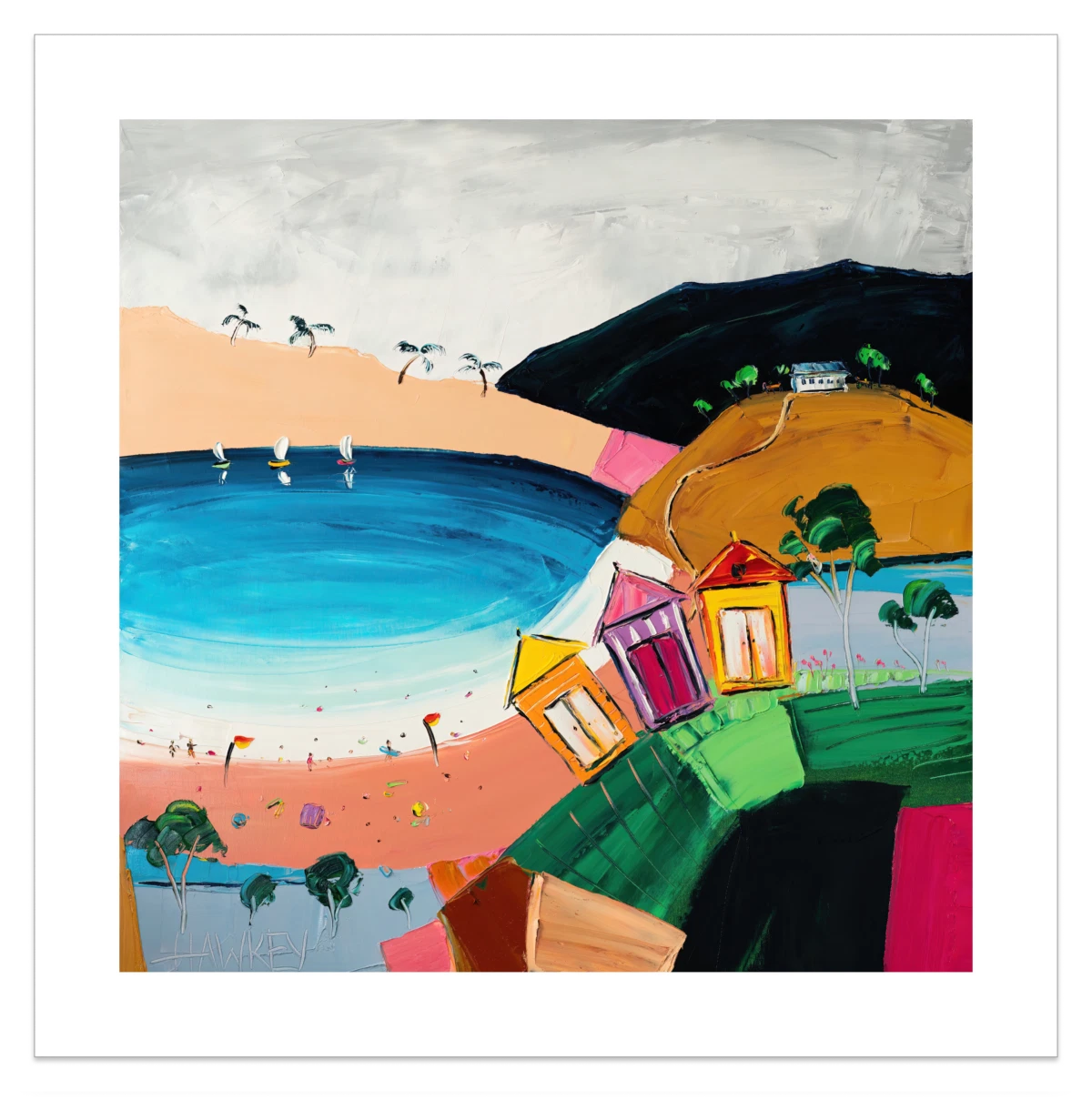 Beach Huts - Fine Art Print