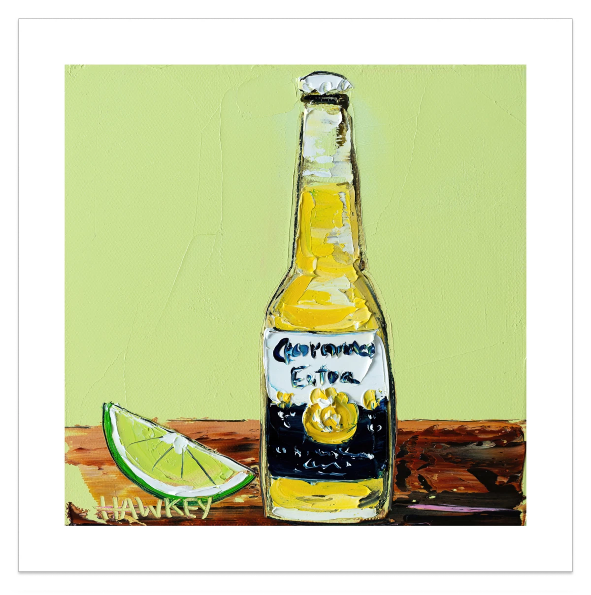 Beer And Lime - Fine Art Print