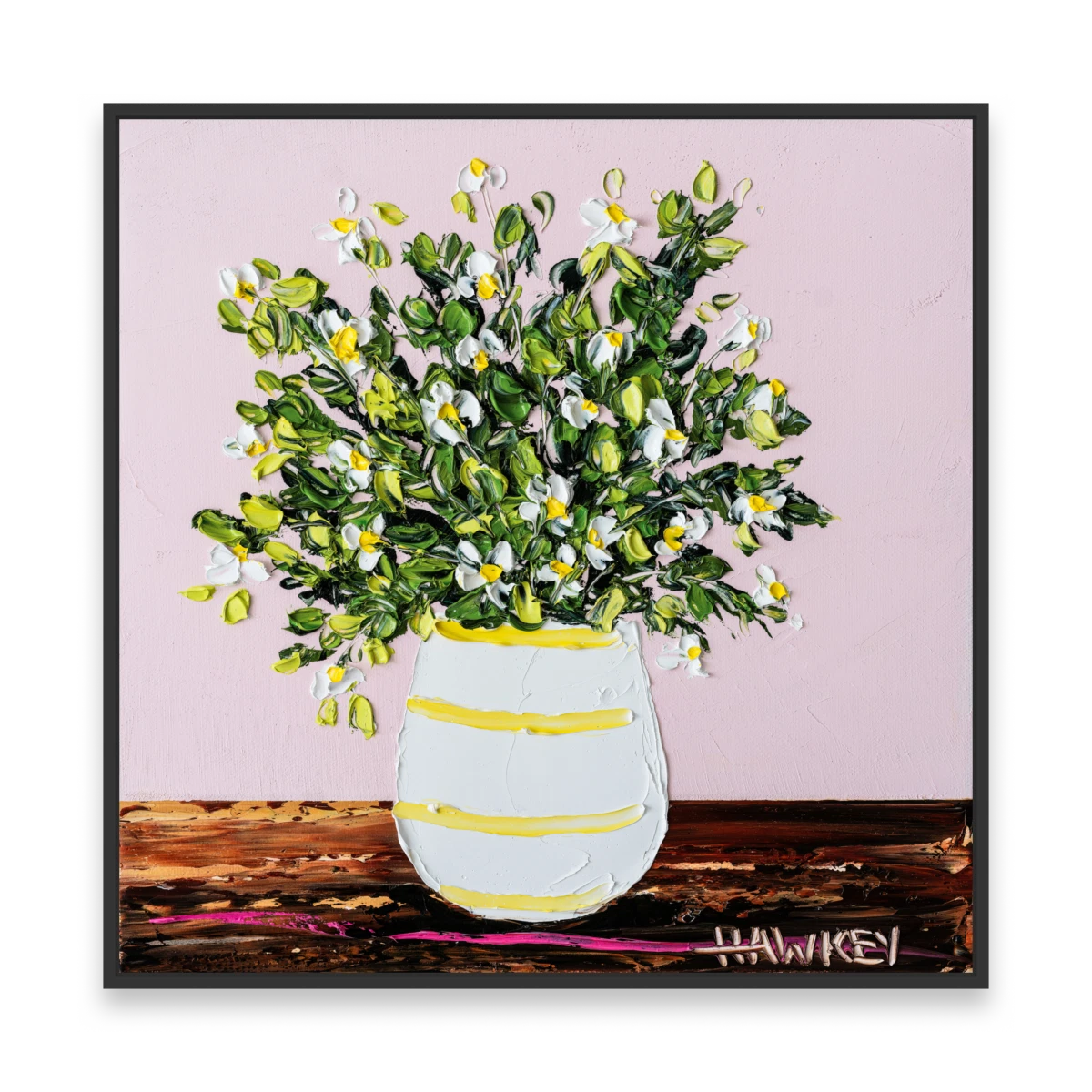 Daisies In A Vase 5 - Fine Art Print