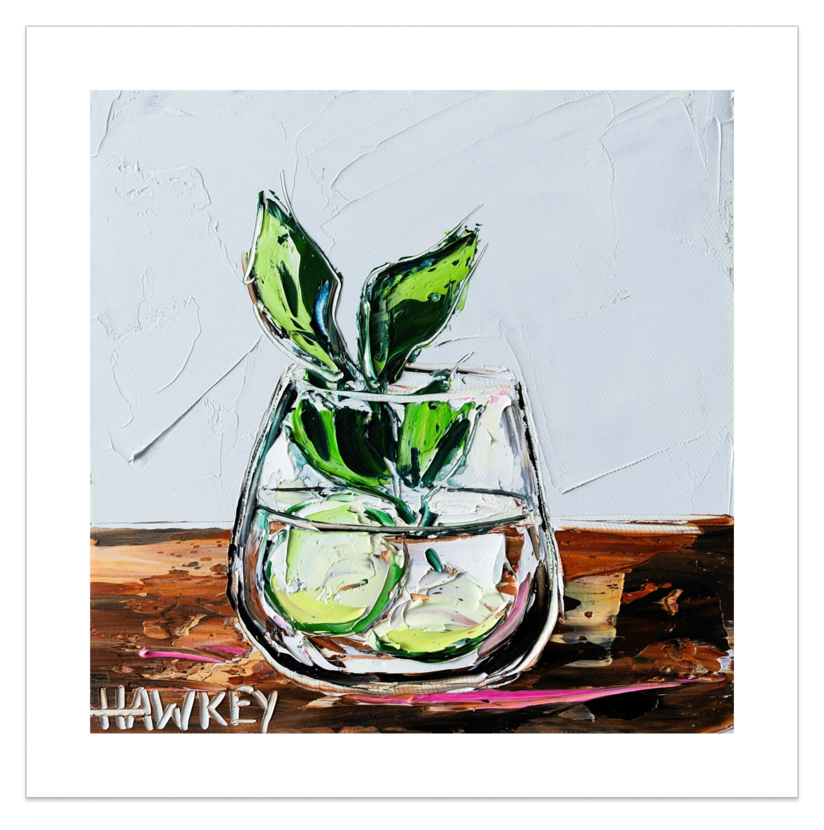 Gin And Tonic With Mint And Cucumber 3 - Fine Art Print