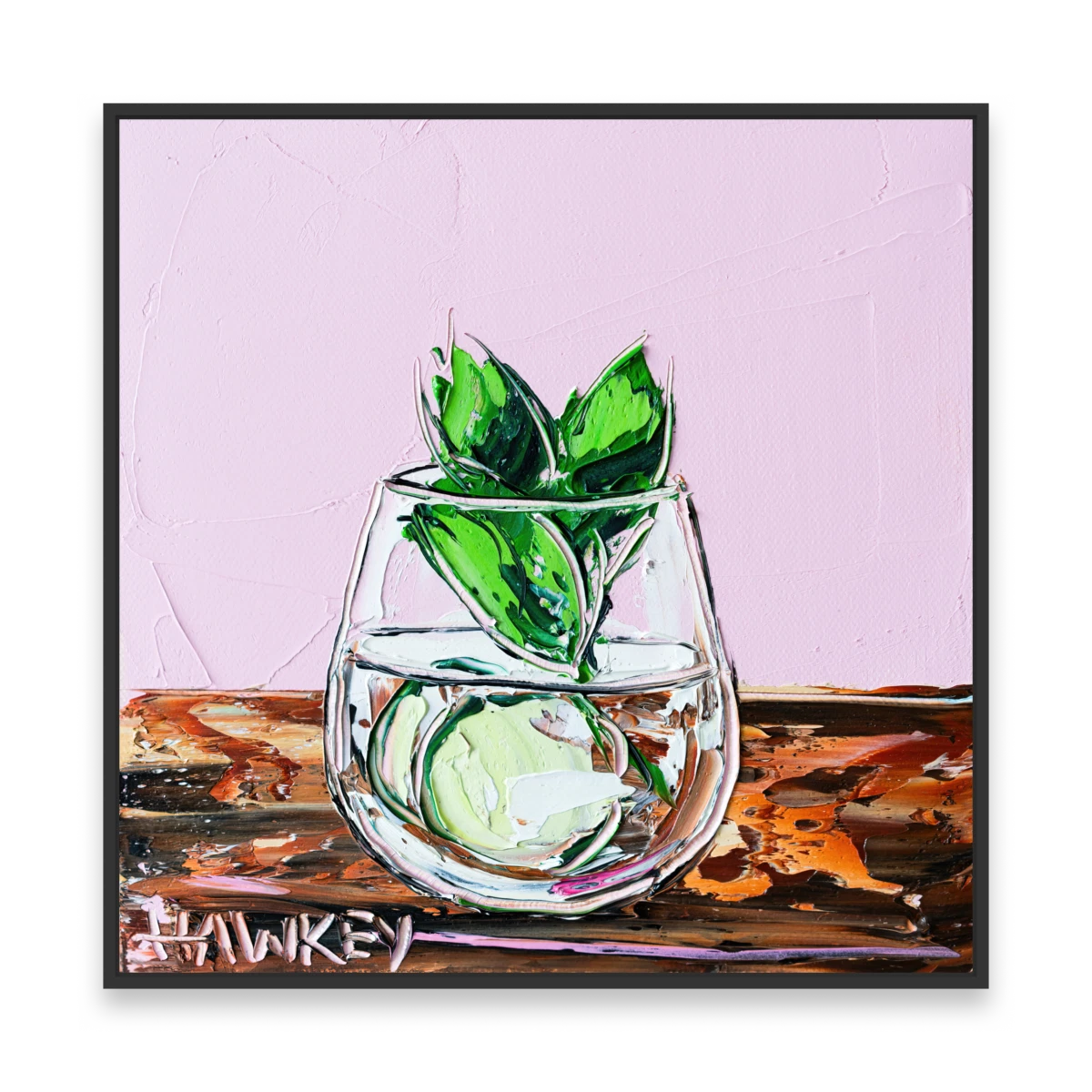 Gin And Tonic With Mint And Cucumber - Fine Art Print