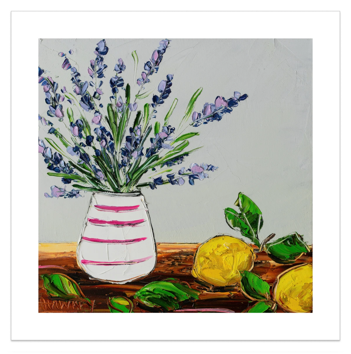 Lavender And Lemons - Fine Art Print