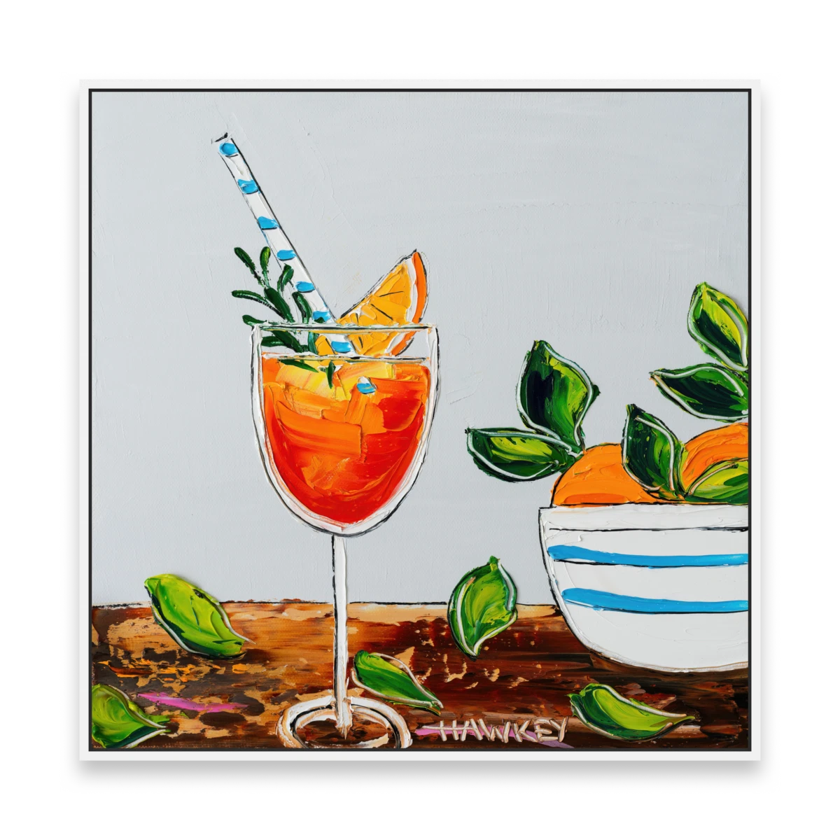 Oranges And Spritz - Fine Art Print